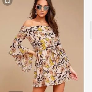 LULU’S Off shoulder dress